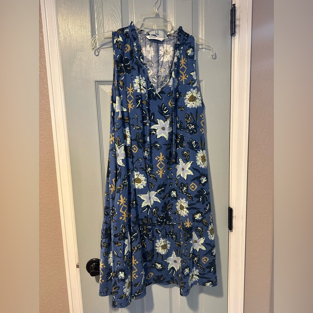 Sonoma Blue Floral Dress
